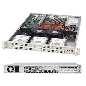 Super Micro Supermicro SC812L-520UB Chassis - Rack-mountable - Black - 1U - 3 x Bay - 1 x 520 W - EATX Motherboard Supported - 3 x Internal 3.5" Bay - 3x Slot(s)