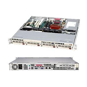 Super Micro Supermicro 813MTQ-280CB Chassis - Rack-mountable - Black - 1U - 5 x Bay - 1 x 280 W - ATX Motherboard Supported - 1 x External 5.25" Bay - 4 x External 3.5" Bay - 1x Slot(s)