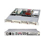 Super Micro Supermicro 813MTQ-280CB Chassis - Rack-mountable - Black - 1U - 5 x Bay - 1 x 280 W - ATX Motherboard Supported - 1 x External 5.25" Bay - 4 x External 3.5" Bay - 1x Slot(s)