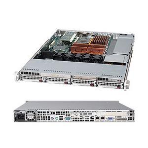 Super Micro SC815TQ 1U RM 4BAY BLACK 560W EATX