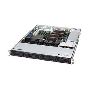 Super Micro Supermicro SuperChassis SC815TQ-563CB Rackmount Enclosure - Rack-mountable - Black - 1U - 5 x Bay - 4 x Fan(s) Installed - 1 x 560 W - EATX Motherboard Supported - 1 x External 5.25" Bay - 4 x External 3.5" Bay - 1x Slot(s)