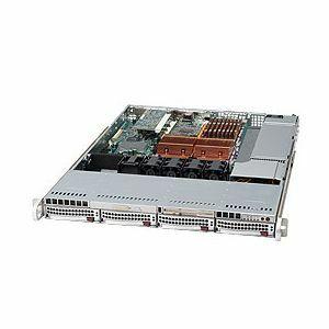 Super Micro Supermicro SC815TQ-700CB Chassis - 1U - Rack-mountable - 6 Bays - 700W - Black