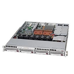 Super Micro Supermicro SC815TQ-R650UV Chassis - Rack-mountable - Black