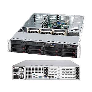 Super Micro Supermicro SuperChassis SC825TQ-R720UB Rackmount Enclosure - 2U - Rack-mountable - 12 Bays - 720W - Black