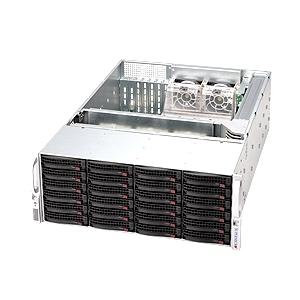 Super Micro Supermicro SC-846E1-R900B Chassis - Rack-mountable - Black