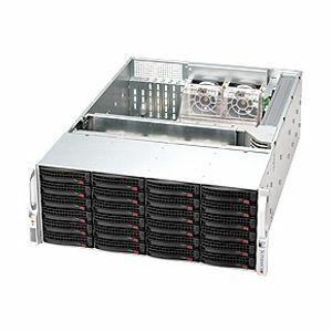 Super Micro Supermicro SC846TQ-R900B Chassis - Rack-mountable, Tower - Black