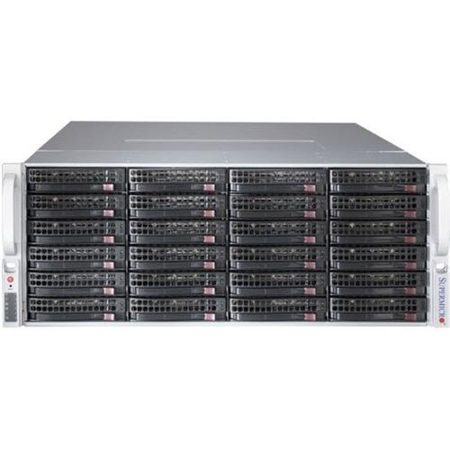 Super Micro Supermicro SuperChassis 847BE1C-R1K28LPB (Black) - Rack-mountable - Black - 4U - 7 x 3.15" (80 mm) x Fan(s) Installed - 1.28 kW - Power Supply Installed - Enhanced Extended ATX, Micro ATX Motherboard Supported - 7 x Fan(s) Supported - 36 x Ex