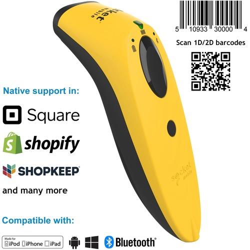 Socket Communication SocketScanÂ® S740, 1D/2D Imager Barcode Scanner, Yellow - S740, 1D/2D Imager Barcode Scanner, Yellow