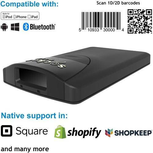 Socket Communication Socket Mobile SocketScanÂ® S860, Ultimate Barcode Scanner, DotCode & Travel ID Reader - Wireless Connectivity - 19.50" (495.30 mm) Scan Distance - 1D, 2D - Imager - Bluetooth