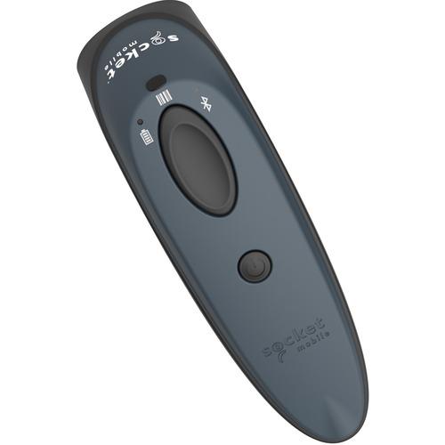 Socket Communication Socket Mobile 2D/1D Imager Barcode Scanner & Passport Reader - Wireless Connectivity - 19.49" (495 mm) Scan Distance - 1D, 2D - Imager - Bluetooth - Gray