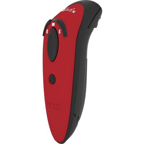 Socket Communication Socket Mobile DuraScan D740 Universal Barcode Scanner, v20 - Wireless Connectivity - 19.50" (495.30 mm) Scan Distance - 1D, 2D - Imager - Bluetooth - Red