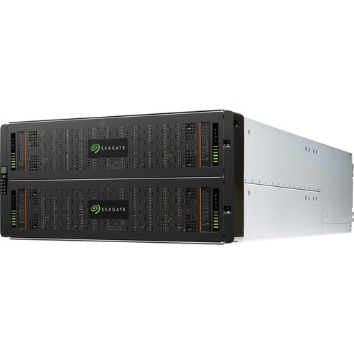 Seagate Exos X 5U84 SAN Storage System - 84 x HDD Supported - 1176 TB Supported HDD Capacity - 0 x HDD Installed - 84 x SSD Supported - 0 x SSD Installed - 16 GB RAM DDR4 SDRAM - 2 x Near Line SAS (NL-SAS), 12Gb/s SAS Controller - RAID Supported 0, 1, 3,