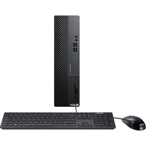 Asus ExpertCenter D500SA-Q31SP Desktop Computer - Intel Core i3 10th Gen i3-10100 Quad-core (4 Core) 3.60 GHz - 8 GB RAM DDR4 SDRAM - 256 GB M.2 PCI Express NVMe SSD - Small Form Factor - Black - Windows 10 Pro - IEEE 802.11ac - 300 W