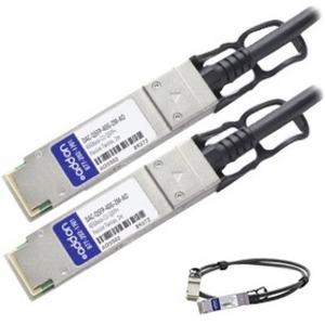 Add-On Computer AddOn Dell QSFP+ Network Cable - QSFP+ Network Cable - First End: 1 x QSFP+ Network - Second End: 1 x QSFP+ Network - 40 Gbit/s - 30 AWG - 1