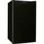 Danby Designer 3.2 cu. ft. Compact Refrigerator - 90.61 L - Manual Defrost - Reversible - 218 kWh per Year - Black - Smooth - Glass Shelf