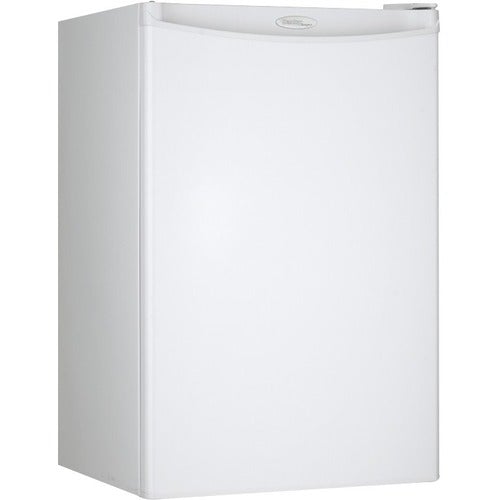 Danby Designer 4.4 cu. ft. Compact Refrigerator - 124.59 L - Auto-defrost - Reversible - 120 V AC - 226 kWh per Year - White - Smooth - Glass Shelf - Built-in