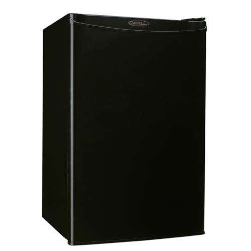 Danby Designer DCR122BLDD Refrigerator - 121.76 L - Manual Defrost - Reversible - Black