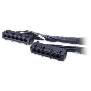 Schneider Electric APC Cat.6 UTP CMR Data Distribution Cable - RJ-45 Female - RJ-45 Female - 7.01m - Black