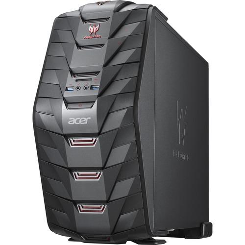 Acer Predator G3-710 Desktop Computer - Intel Core i7 7th Gen i7-7700 Quad-core (4 Core) 3.60 GHz - 16 GB RAM DDR4 SDRAM - 3 TB HDD - 256 GB Serial ATA/600 SSD - Intel B150 SoC - Windows 10 Home 64-bit - NVIDIA GeForce GTX 1060 3 GB - DVD-Writer - IEEE 8