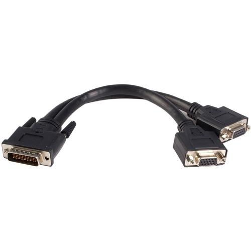 StarTech.com StarTech.com LFH 59 Male to Dual Female VGA DMS 59 Cable - Connect two VGA monitors to your DMS / LFH graphics card. - 1ft dms 59 to dual vga - 1ft dms 59 cable - 1ft lfh 59 cable - dms 59 to vga adapter - 1ft dms 59 to vga cable