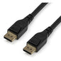 StarTech.com 10ft (3m) VESA Certified DisplayPort 1.4 Cable, 8K 60Hz HBR3 HDR, Super UHD 4K 120Hz, DP to DP Slim Video Monitor Cord M/M - 9.8ft/3m VESA Certified DisplayPort 1.4 Cable - 8K 60Hz/HDR/HBR3/DSC 1.2/HDCP 2.2/4:4:4 chroma subsampling/32ch audi