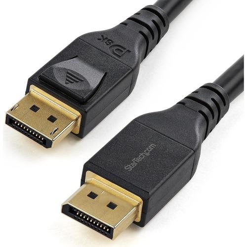 StarTech.com 12ft (4m) VESA Certified DisplayPort 1.4 Cable, 8K 60Hz HBR3 HDR, Super UHD 4K 120Hz, DP to DP Slim Video Monitor Cord M/M - 13ft/4m VESA Certified DisplayPort 1.4 Cable - 8K 60Hz/HDR/HBR3/DSC 1.2/HDCP 2.2/4:4:4 chroma subsampling/32ch audio