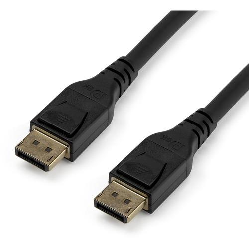 StarTech.com 5 m VESA Certified DisplayPort 1.4 Cable - 8K 60Hz HBR3 HDR - 16 ft Super UHD 4K 120Hz - DP to DP Slim Video Monitor Cord M/M - 5m/16ft VESA Certified DisplayPort 1.4 Cable - 8K 60Hz/HDR/HBR3/DSC 1.2/HDCP 2.2/4:4:4 chroma subsampling/32ch au