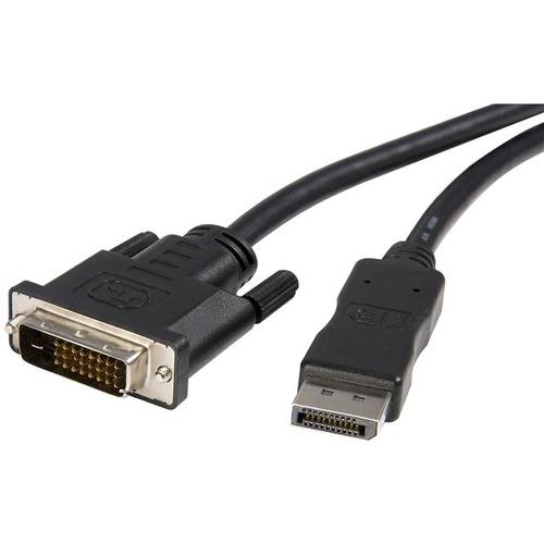 StarTech.com 10-Pack 6ft DisplayPort to DVI Cable - 1080p DisplayPort 1.2 to DVI-D Video Adapter Cable - Passive DP++ to DVI Digital Cable - DisplayPort 1.2 to DVI-D adapter cable connects DP++ source to DVI display/monitor | 1920x1200 or 1080p@60Hz | ED