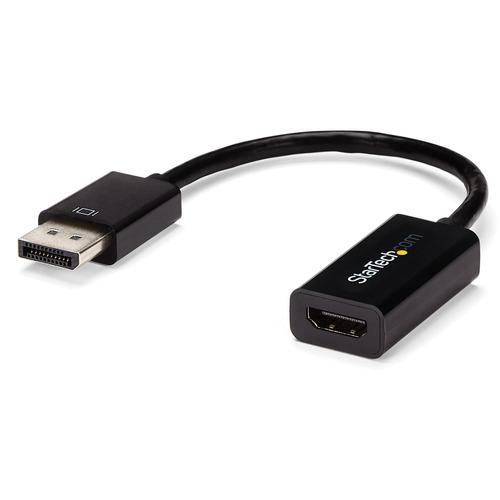 StarTech.com DisplayPort to HDMI Adapter, 4K 30Hz Active DP to HDMI Video Converter, Ultra HD DP 1.2 to HDMI 1.4 Monitor Adapter Dongle - Active DisplayPort to HDMI adapter - 4K 30Hz/1080p/7.1ch Audio/HDCP 1.4/DPCP - DP 1.2 to HDMI 1.4 video converter su