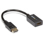 StarTech.com DisplayPort to HDMI Adapter, 1080p DP to HDMI Video Converter, DP to HDMI Monitor/TV Dongle, Passive, Latching DP Connector - Passive DisplayPort to HDMI adapter - 1080p/7.1 Audio/HDCP 1.4/DP 1.2 - Connects DP source to an HDMI display/monit