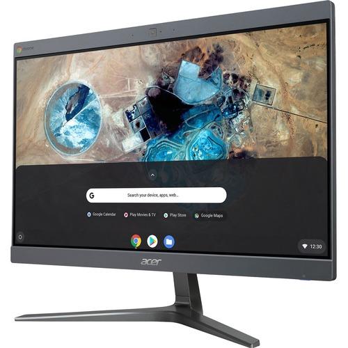 Acer Chromebase 24 CA24I2 All-in-One Computer - Intel Celeron 3867U Dual-core (2 Core) 1.80 GHz - 4 GB RAM DDR4 SDRAM - 128 GB Serial ATA/600 SSD - 23.8" Full HD 1920 x 1080 - Desktop - Chrome OS - Intel HD Graphics 610 - IEEE 802.11ac - 90 W