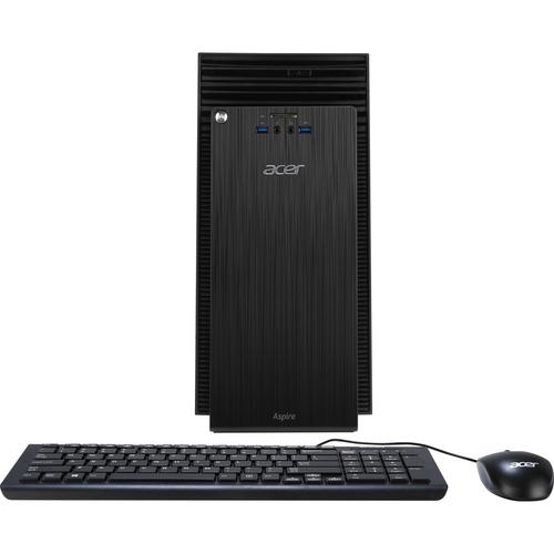 Acer Aspire TC-710 Desktop Computer - Intel Core i5 i5-6400 Quad-core (4 Core) 2.70 GHz - 8 GB RAM DDR3 SDRAM - 2 TB HDD - Intel H110 Express SoC - Windows 10 Home 64-bit - AMD Radeon R7 340 2 GB - DVD-Writer - IEEE 802.11ac - 300 W