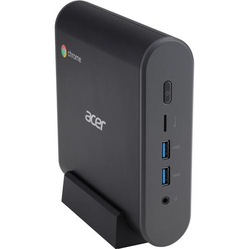 Acer CXI3 Chromebox - Intel Celeron 3867U Dual-core (2 Core) 1.80 GHz - 4 GB RAM DDR4 SDRAM - 32 GB Serial ATA/600 SSD - Chrome OS - Intel HD Graphics 610 - IEEE 802.11ac - 65 W