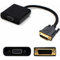Add-On Computer AddOn DVI-D to VGA Active Converter Adapter Cable - Male to Female - DVI/VGA Video Cable for Video Device - First End: 1 x DVI-D Male Digital Video - Second End: 1 x HD-15 Female VGA - Black