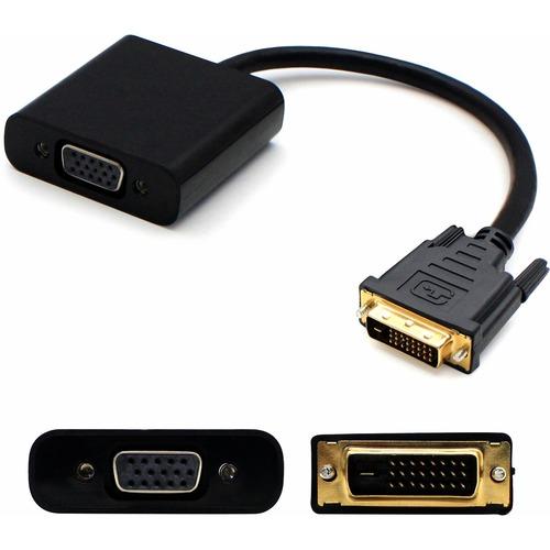 Add-On Computer AddOn DVI-D to VGA Active Converter Adapter Cable - Male to Female - DVI/VGA Video Cable for Video Device - First End: 1 x DVI-D Male Digital Video - Second End: 1 x HD-15 Female VGA - Black