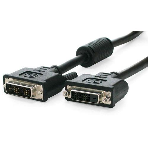 StarTech.com 10 ft DVI-D Single Link Monitor Extension Cable - M/F - Extend your DVI-D (single link) connection by 10ft - 10 ft DVI Male to Female Cable - 10ft DVI-D Extension Cable - 10 ft DVI Single Link Extension Cable - DVI-D Single Link Monitor Exte