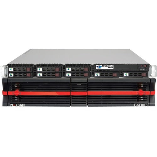 Nexsan Technologies E-Series High Density Storage - 18 x HDD Supported - 144 TB Supported HDD Capacity - 9 x HDD Installed - 8.10 TB Installed HDD Capacity - 18 x SSD Supported - 2 x Serial Attached SCSI (SAS) Controller0, 1, 4, 5, 6, 10, 6, 1+0, 4, 1, 0 - PuriLite