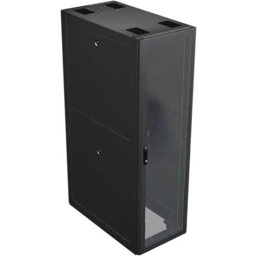 Vertiv DCE Rack - 42U H x 700-mm W x 1100-mm D (E42711) - For PDU, Server - 42U Rack Height x 19" (482.60 mm) Rack Width - Black Powder Coat - Steel - 1133.98 kg Dynamic/Rolling Weight Capacity - 1360.78 kg Static/Stationary Weight Capacity