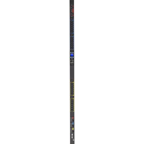 Eaton ePDU 30-Outlets PDU - CS8365 - 24 x IEC 60320 C13, 4 x IEC 60320 C19, 2 x NEMA L6-30R - 230 V AC - 1.44 kW - Network (RJ-45) - 38U - Rack-mountable