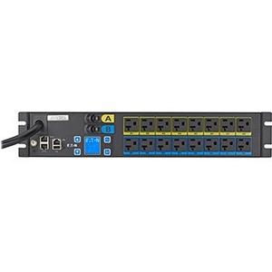 Eaton ePDU Metered 16-Outlet PDU - NEMA L5-30P - 16 x NEMA 5-20R - 120 V AC - 2.88 kW - Network (RJ-45) - 2U - Horizontal - Rack-mountable