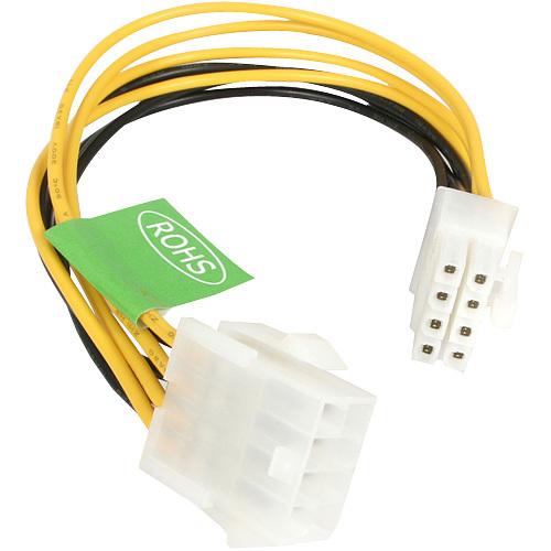 StarTech.com 8in EPS 8 Pin Power Extension Cable - 8