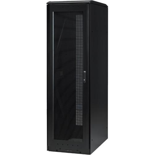 Eaton S-Series Seismic Enclosure - For Server, LAN Switch, PDU - 42U Rack Height x 19" (482.60 mm) Rack Width - Black - 589.67 kg Maximum Weight Capacity