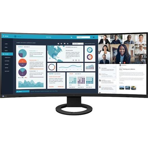 EIZO FlexScan EV3895 37.5" UW-QHD+ Curved Screen LED LCD Monitor - 24:10 - Black - 38.00" (965.20 mm) Class - In-plane Switching (IPS) Technology - 3840 x 1600 - 16.7 Million Colors - 300 cd/m‚² Typical - 5 ms GTG - HDMI - DisplayPort