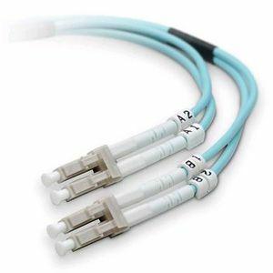 Belkin Fiber Optic Patch Cable - LC Male - LC Male - 30m - Aqua