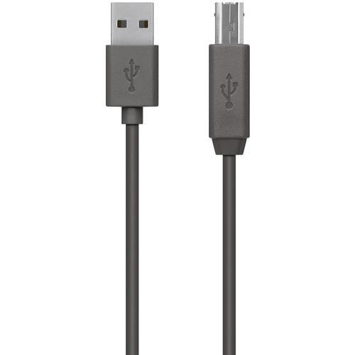 Belkin USB Data Transfer Cable - 9.8 ft USB Data Transfer Cable - Type A USB - Type B USB - Black