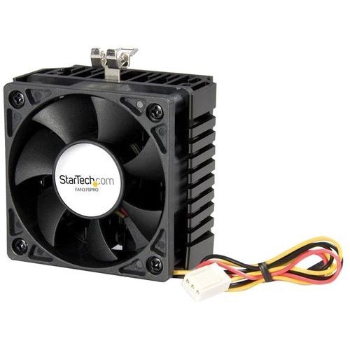 StarTech.com 65x60x45mm Socket 7/370 CPU Cooler Fan w/ Heatsink & TX3 connector - Processor cooler - ( Socket 370, Socket 7 ) - 58mm - 4000rpm