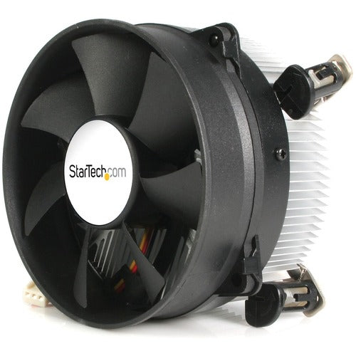 StarTech.com CPU Cooler Fan - Processor cooler - ( Socket 775 ) - aluminum - black - 95mm - Provide a fan and heatsink cooling solution to any standard Socket 775/T desktop CPU - socket 775 cooler - 775 cpu cooler - 775 fan - lga 775 cooler - 775 heatsink