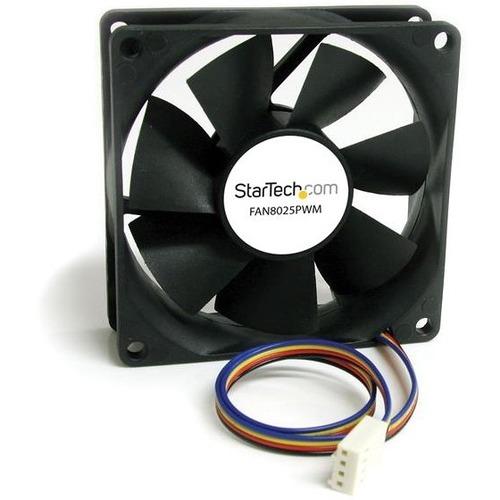 StarTech.com 80x25mm Computer Case Fan with PWM - Pulse Width Modulation Connector - 1 x 80mm Lubricate Bearing