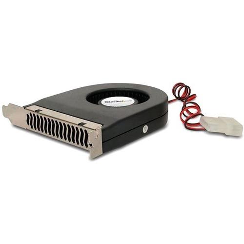 StarTech.com Expansion Slot Rear Exhaust Cooling Fan with LP4 Connector - PC Case Exhaust Fan/Video Card Cooler Fan - System fan kit - 210mm - 2800rpm