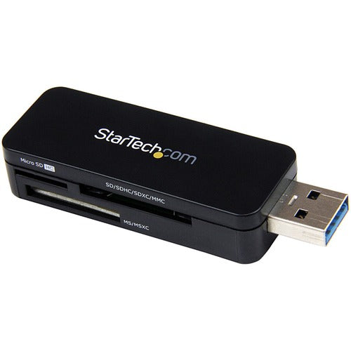 StarTech.com USB 3.0 External Flash Multi Media Memory Card Reader - SDHC MicroSD - Add a compact external memory card reader to any computer with a USB 3.0 port - USB 3.0 Card Reader - Mini Card Reader - USB Flash Card Reader - External card Reader - US